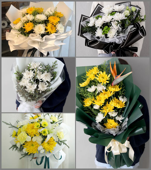 湖北黄冈市黄梅县新开镇农科所村白事花束代送